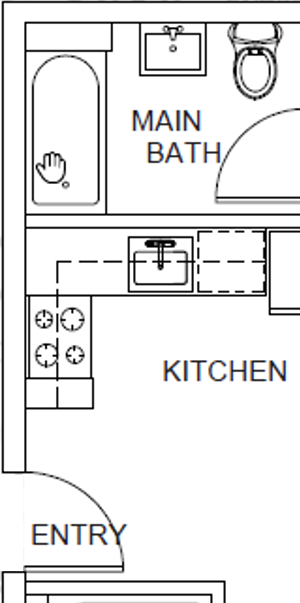 Evergreen Floor Plan Standard Bedroom B Evergreen Floor Plan Standard Bedroom B